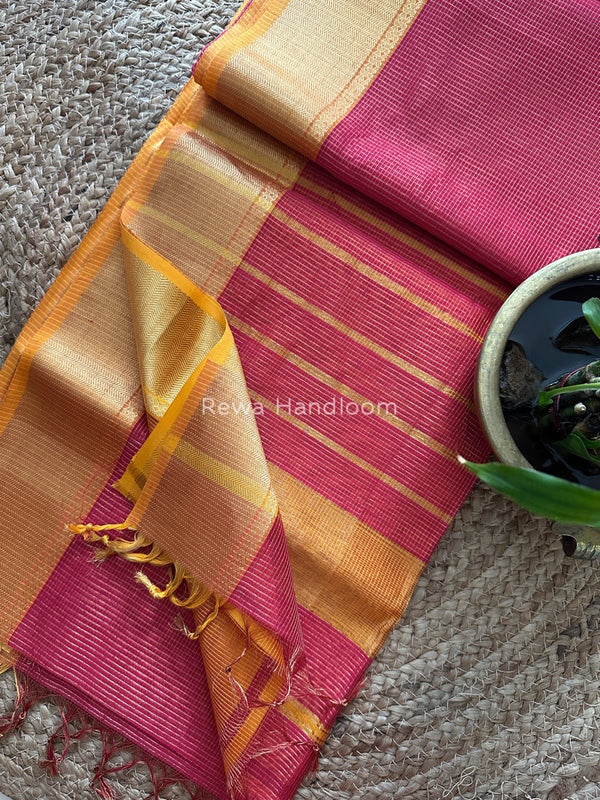 Exclusive Maheshwari Tissue Silk Saree