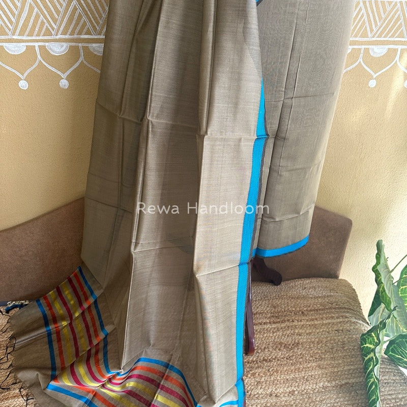 Maheshwari Beige Top-Dupatta Suit SBTD01