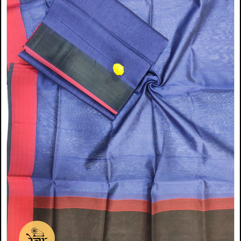 Maheshwari Blue Multicolor Suit