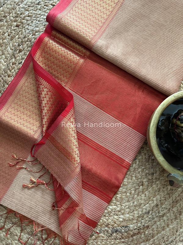 Exclusive Maheshwari Tissue Silk Saree