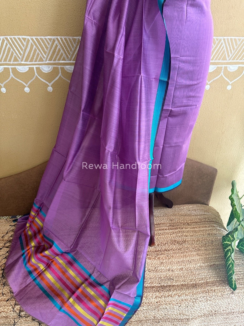 Maheshwari Lavender Top-Dupatta Suit SBTD06