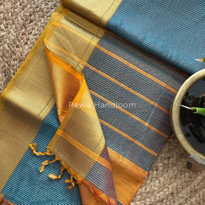 Exclusive Maheshwari Tissue Silk Saree