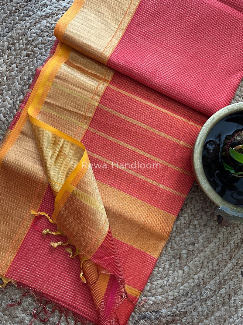 Exclusive Maheshwari Tissue Silk Saree