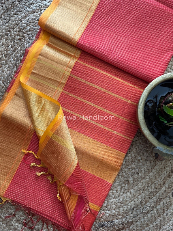 Exclusive Maheshwari Tissue Silk Saree