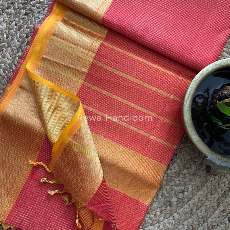 Exclusive Maheshwari Tissue Silk Saree