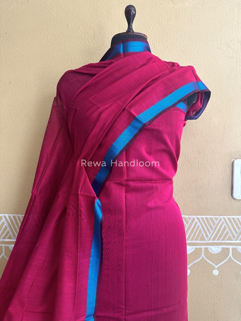 Maheshwari Rani Pink Top-Dupatta Suit SBTD04