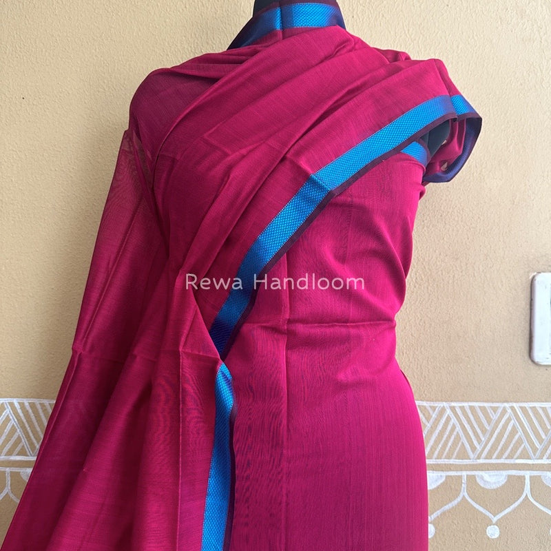 Maheshwari Rani Pink Top-Dupatta Suit SBTD04