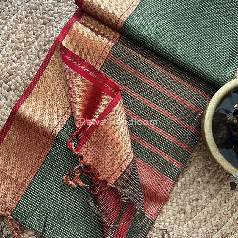 Exclusive Maheshwari Tissue Silk Saree