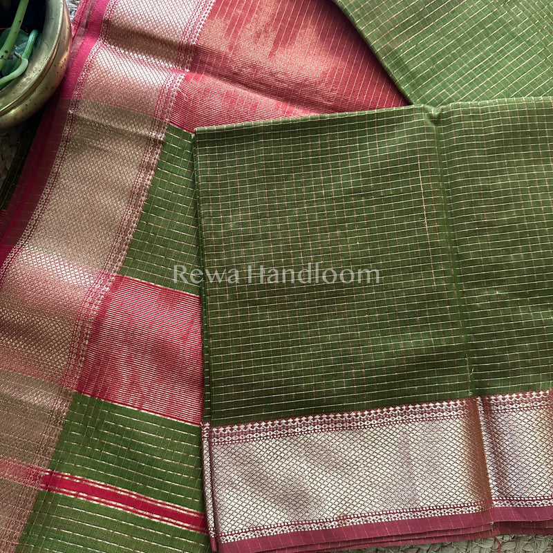  Zari Checks Saree