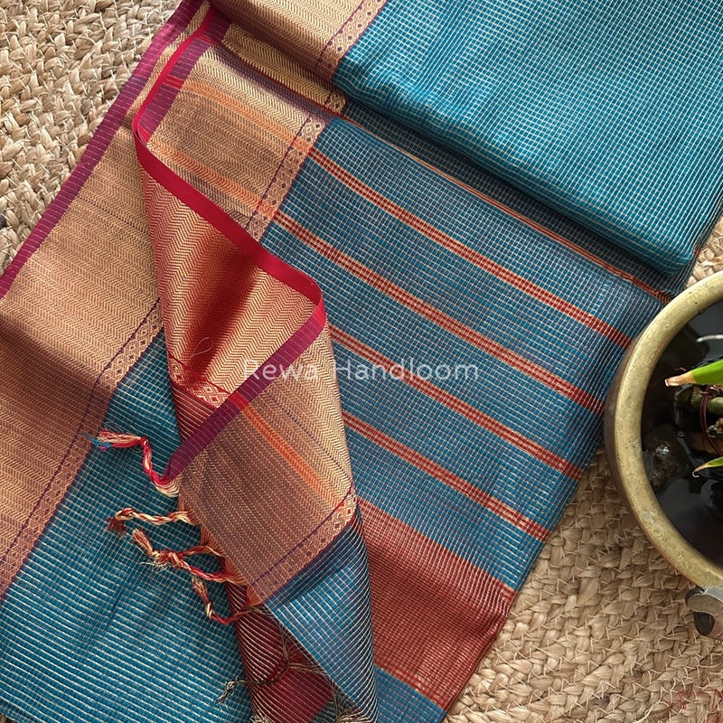 Exclusive Maheshwari Tissue Silk Saree