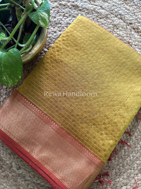 Maheshwari Zari Checkered Sarees