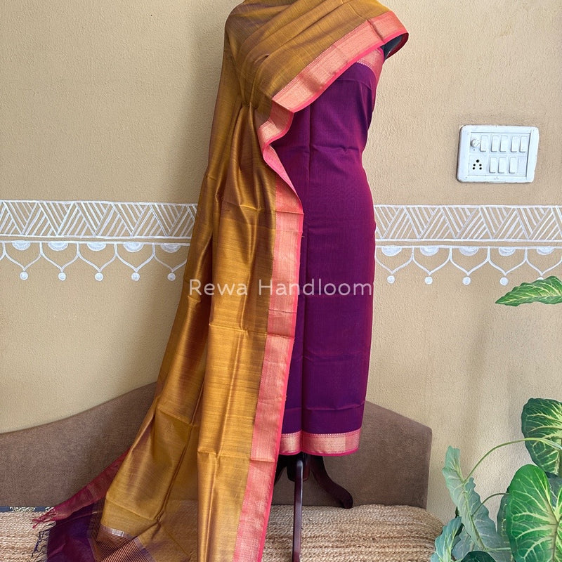 Maheshwari Top-Dupatta Suit