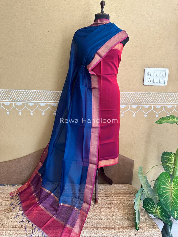 Maheshwari Top-Dupatta Suit
