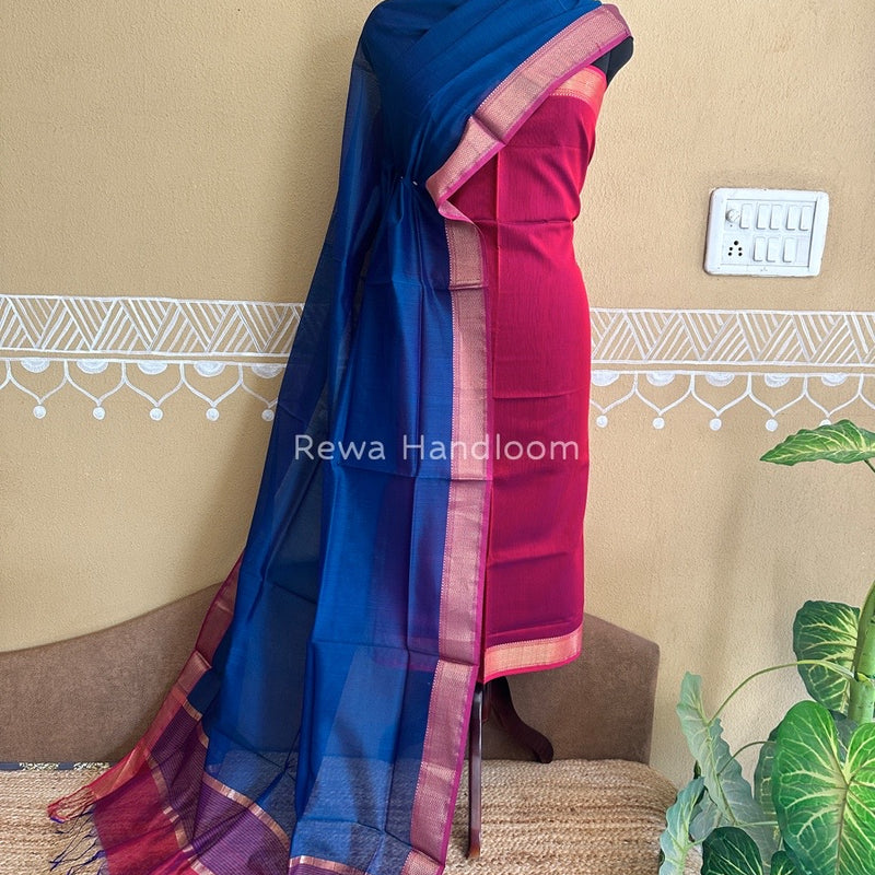 Maheshwari Top-Dupatta Suit