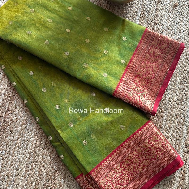 Chanderi Katan Silk Saree