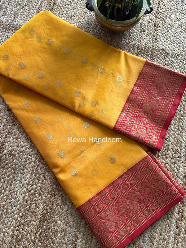 Chanderi Katan Silk Saree
