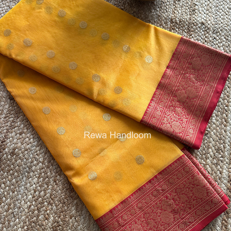 Chanderi Katan Silk Saree