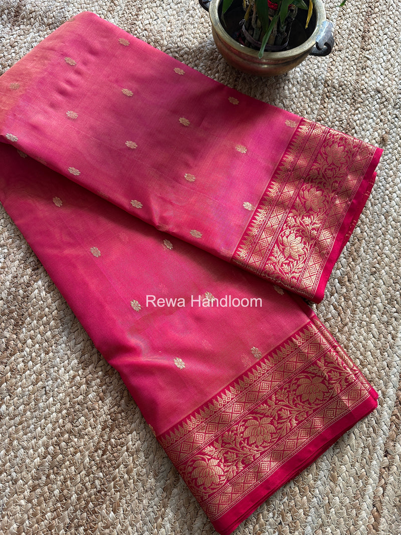 Chanderi Katan Silk Saree