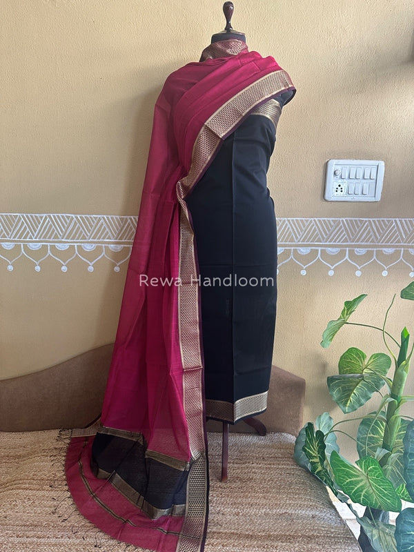 Maheshwari Top-Dupatta Suit