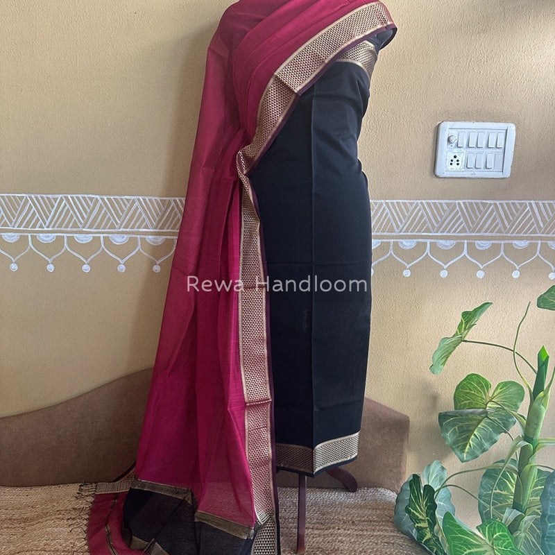 Maheshwari Top-Dupatta Suit