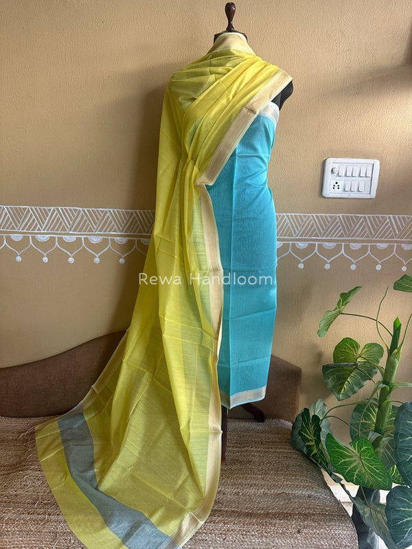 Maheshwari Tissue Top-Dupatta