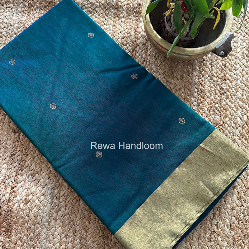 Morpankhi Chanderi Butta Silk Saree BSC028
