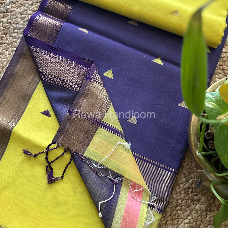  Motifs Maheshwari Saree