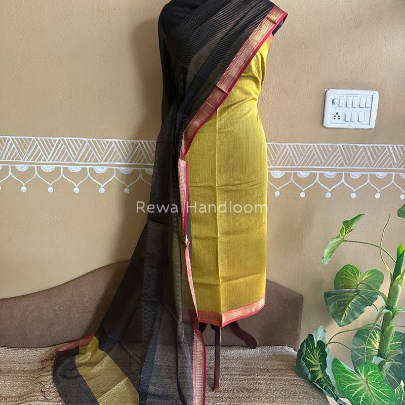 Maheshwari Tissue Top-Dupatta