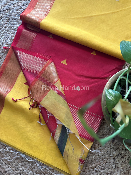  Motifs Maheshwari Saree