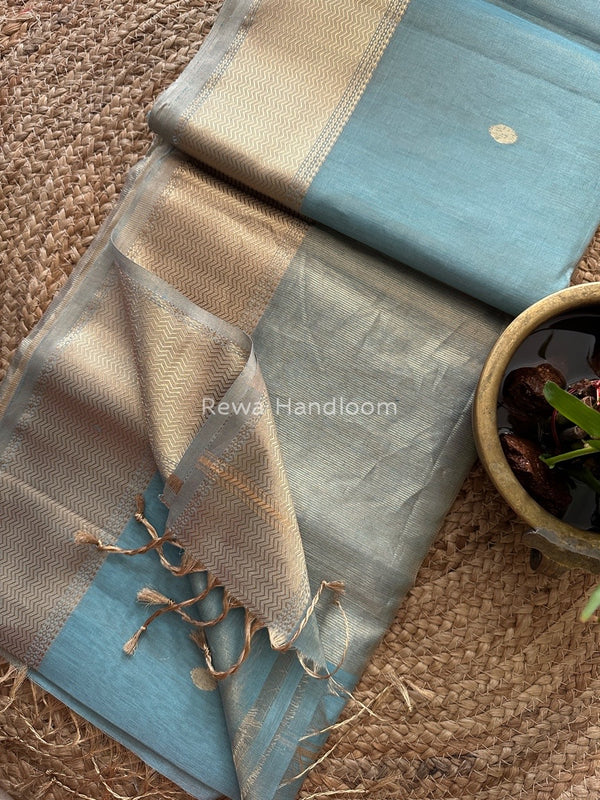 Maheshwari Tissue Butti Saree