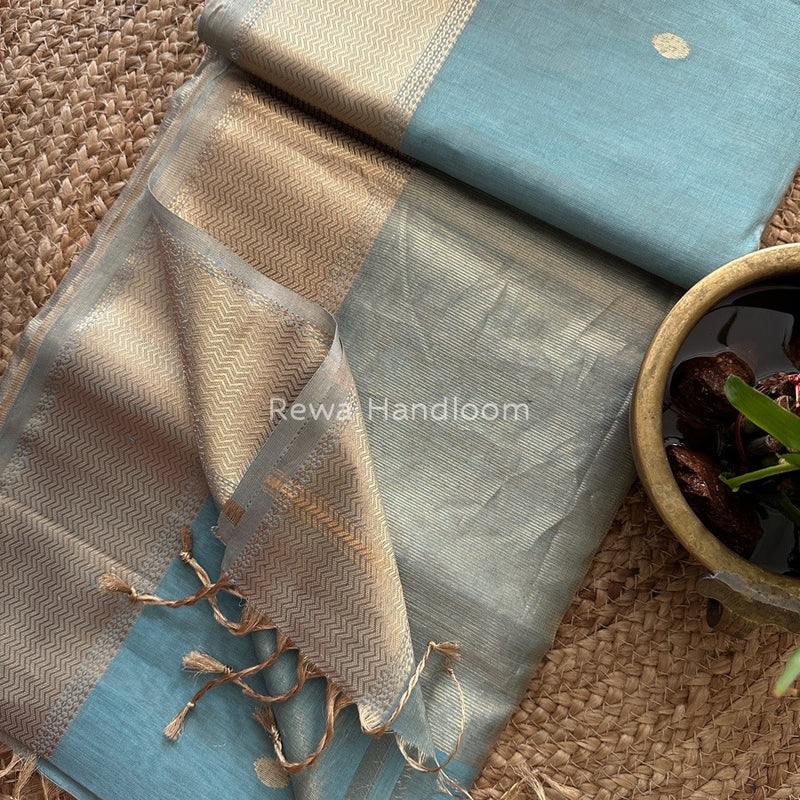 Maheshwari Tissue Butti Saree