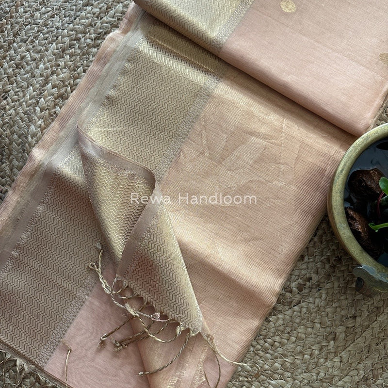 Maheshwari Tissue Butti Saree