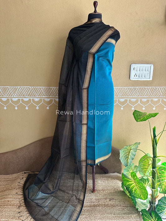 Maheshwari Tissue Top-Dupatta