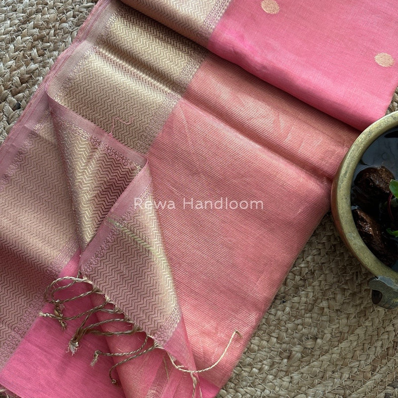 Maheshwari Tissue Butti Saree