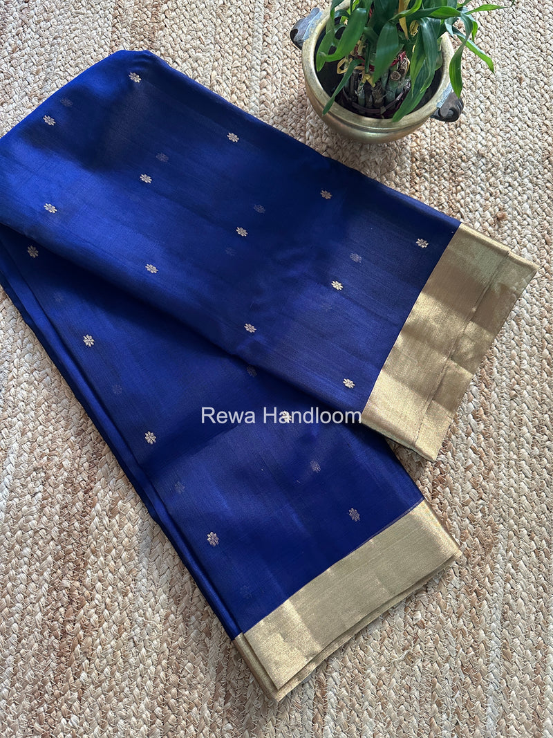 Chanderi Butta Katan Silk Saree
