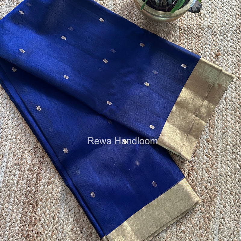 Chanderi Butta Katan Silk Saree
