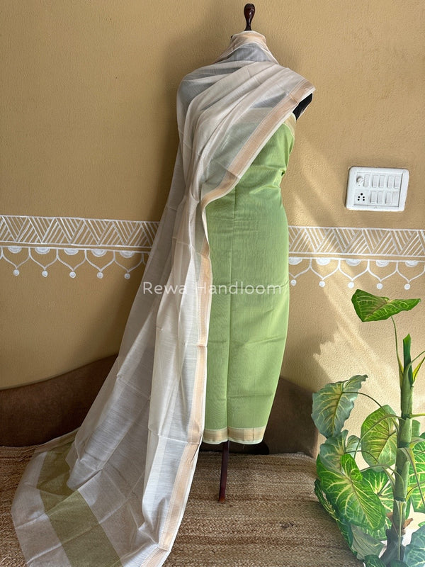 Maheshwari Tissue Top-Dupatta