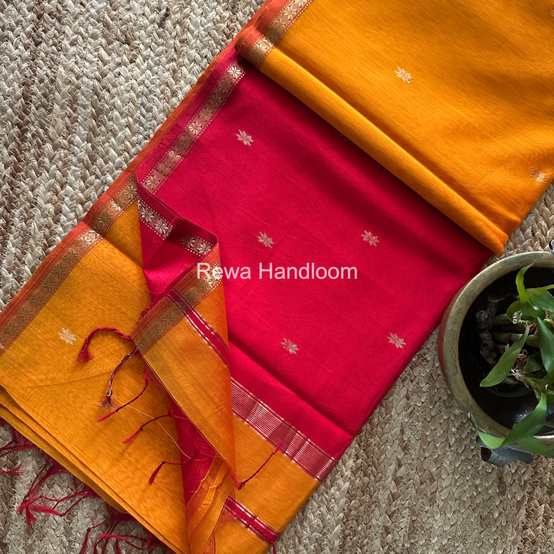 Star Butti Maheshwari Saree