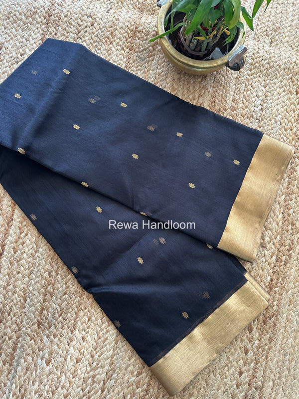 Chanderi Butta Katan Silk Saree