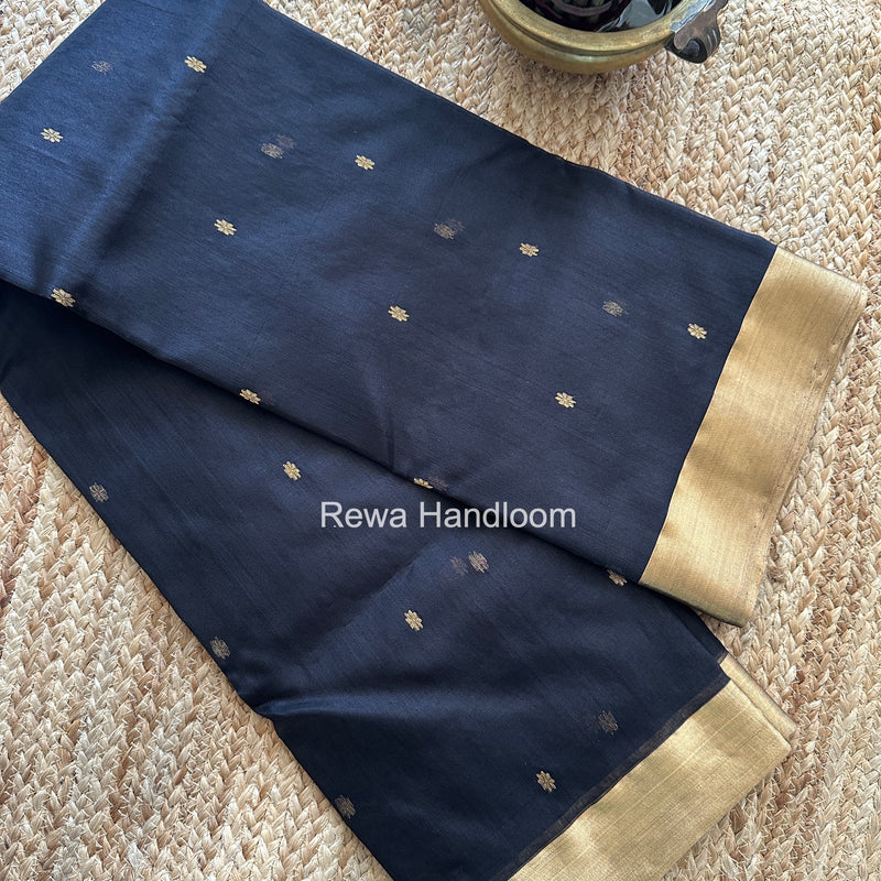 Chanderi Butta Katan Silk Saree
