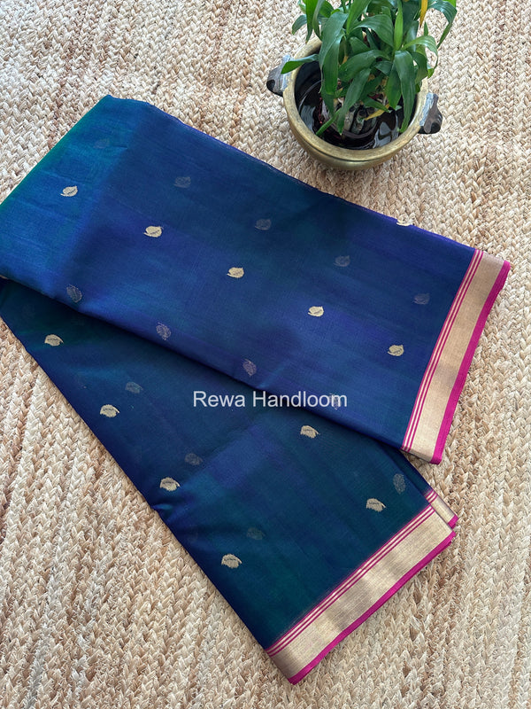 Chanderi Butta Katan Silk Saree