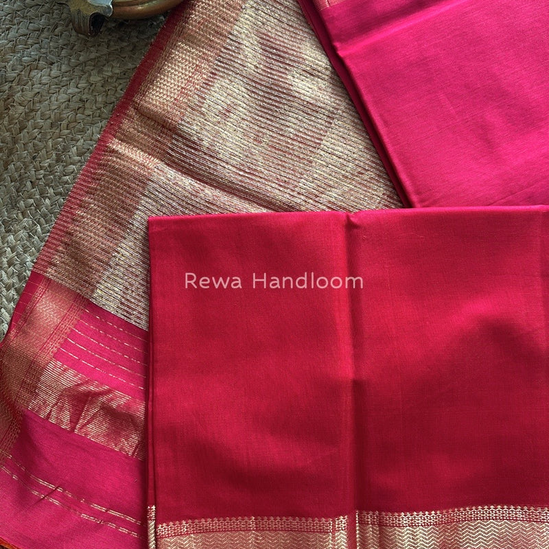 Maheshwari Rani Pink  Gichha Pallu Saree GP053