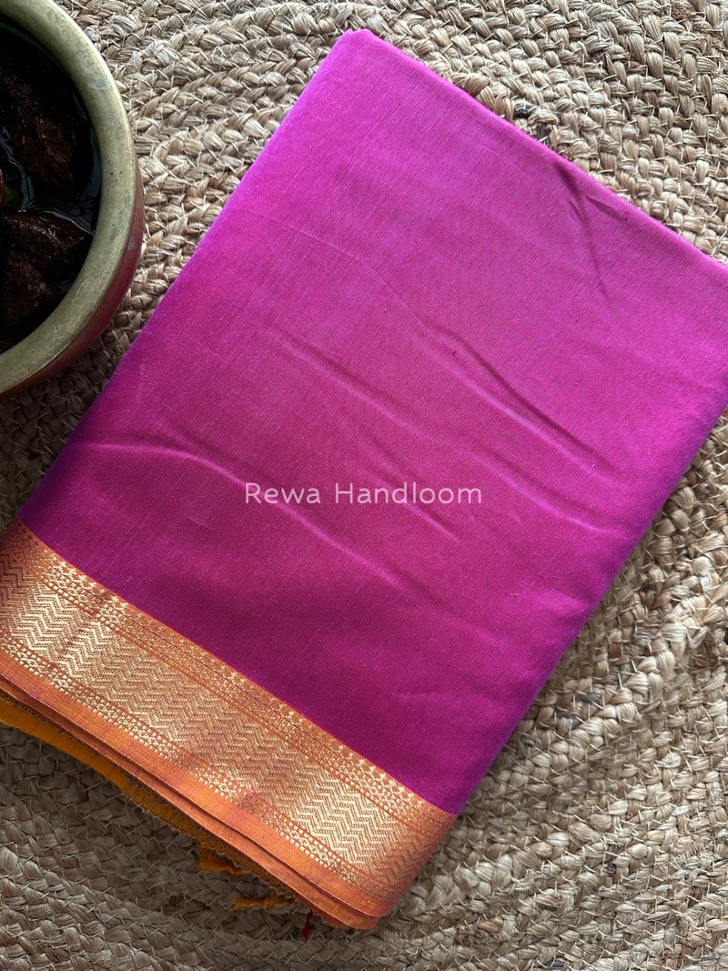 Maheshwari Deep Purple Gichha Pallu Saree GP050