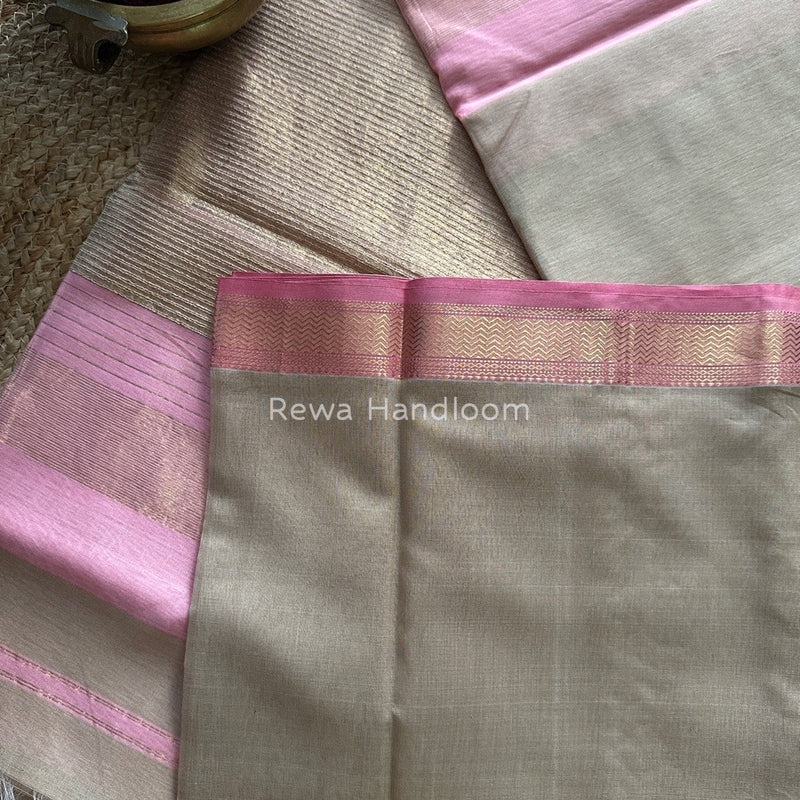 Maheshwari Beige Gichha Pallu Saree GP042