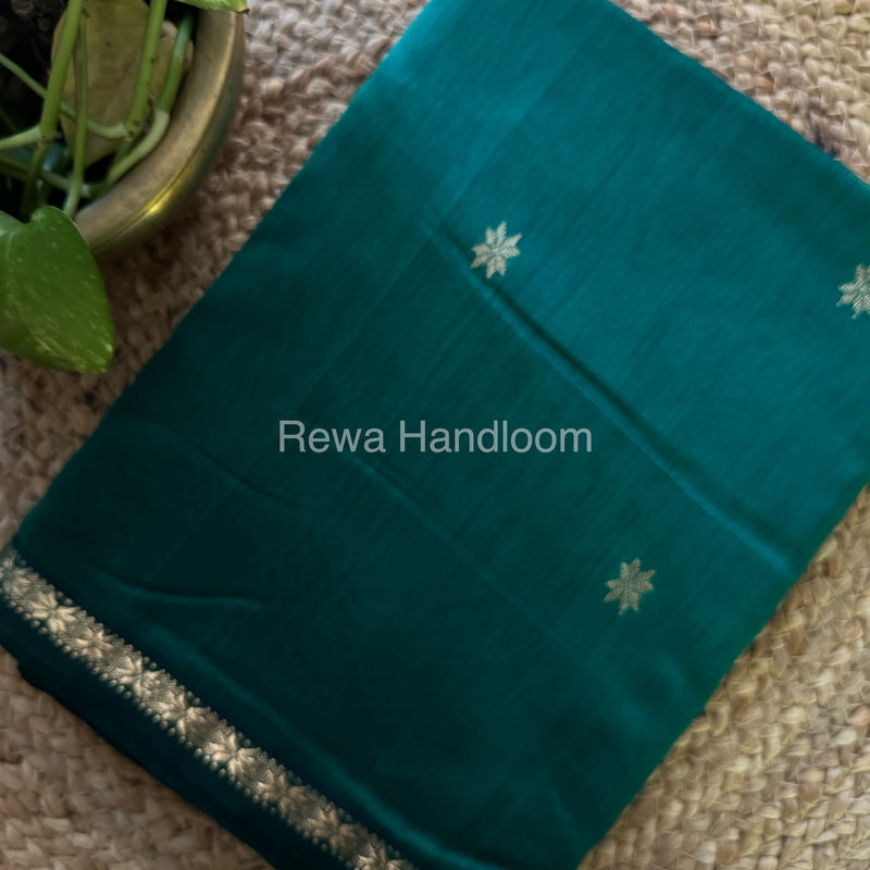  Zari Butti ~ Maheshwari Saree
