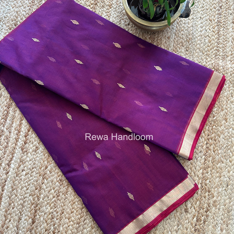 Chanderi Butta Katan Silk Saree