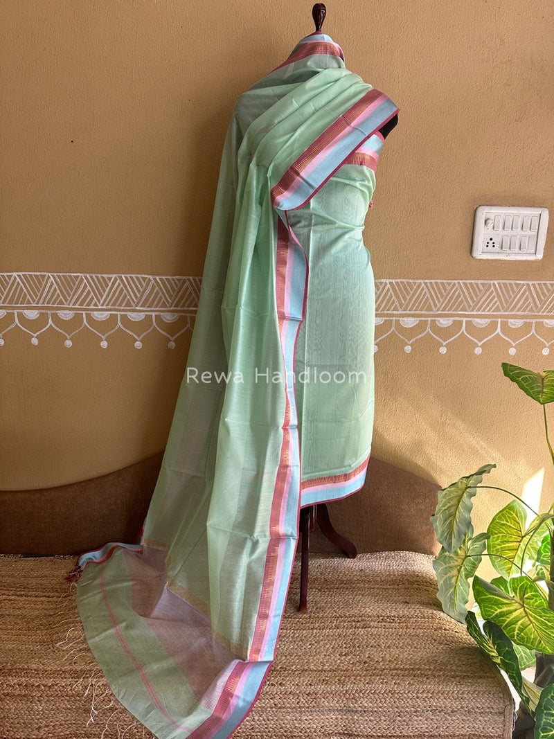 Maheshwari Multicolour Dress Material