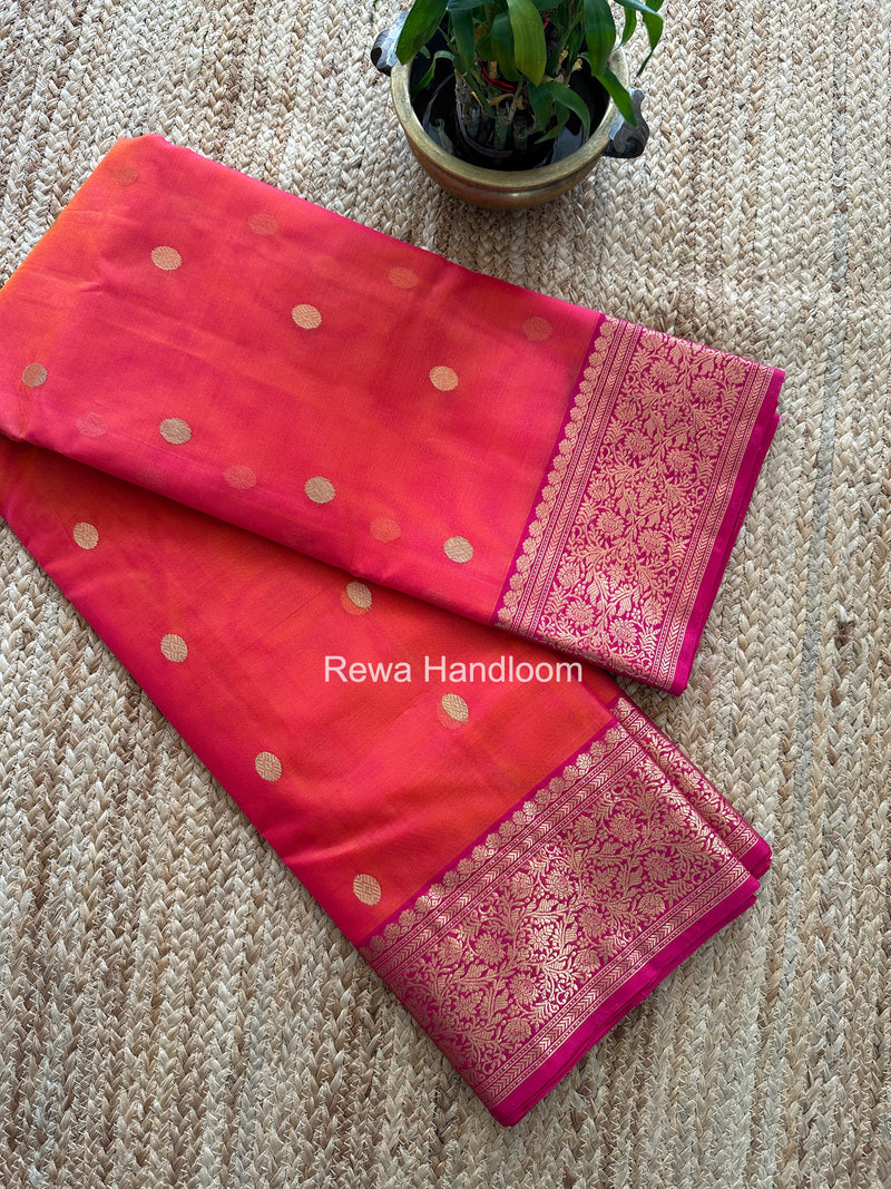 Chanderi Katan Silk Saree