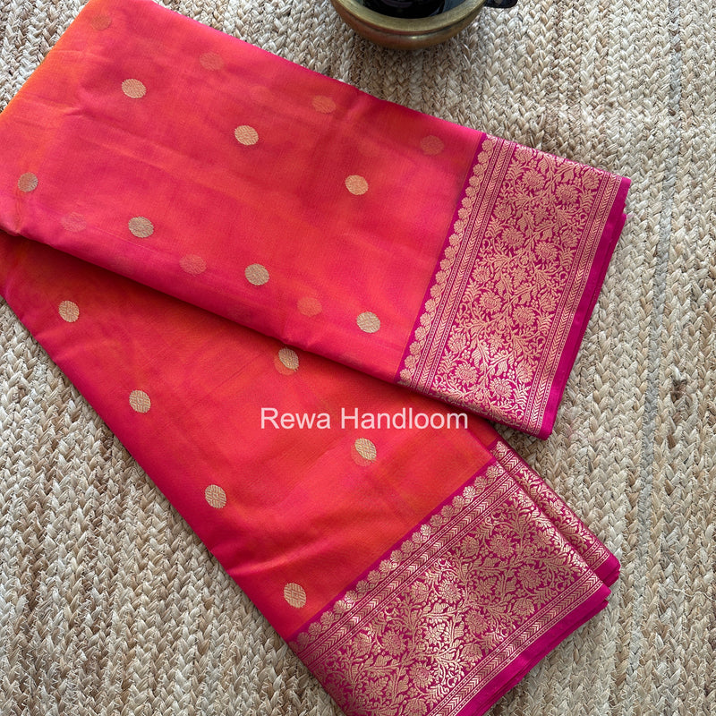Chanderi Katan Silk Saree