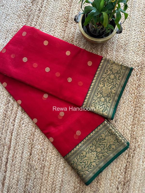 Chanderi Katan Silk Saree